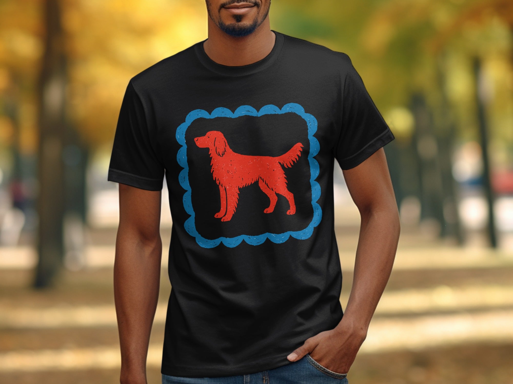 Vintage Dog Illustration Graphic Tee
