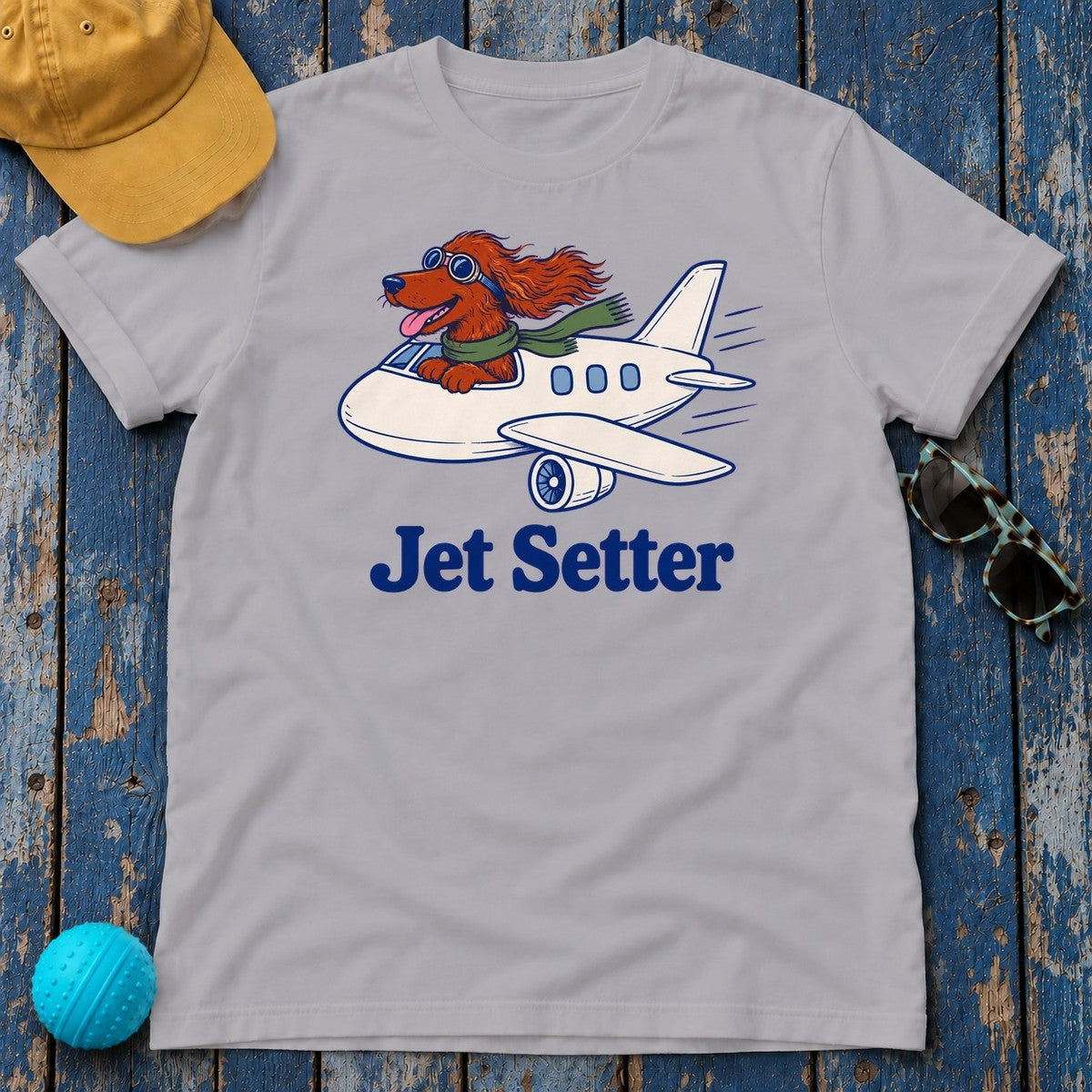 Irish Setter Jet Setter Tee in Athletic Heather