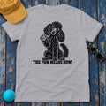 The Paw Means Now Poodle T-Shirt in Athletic Heather