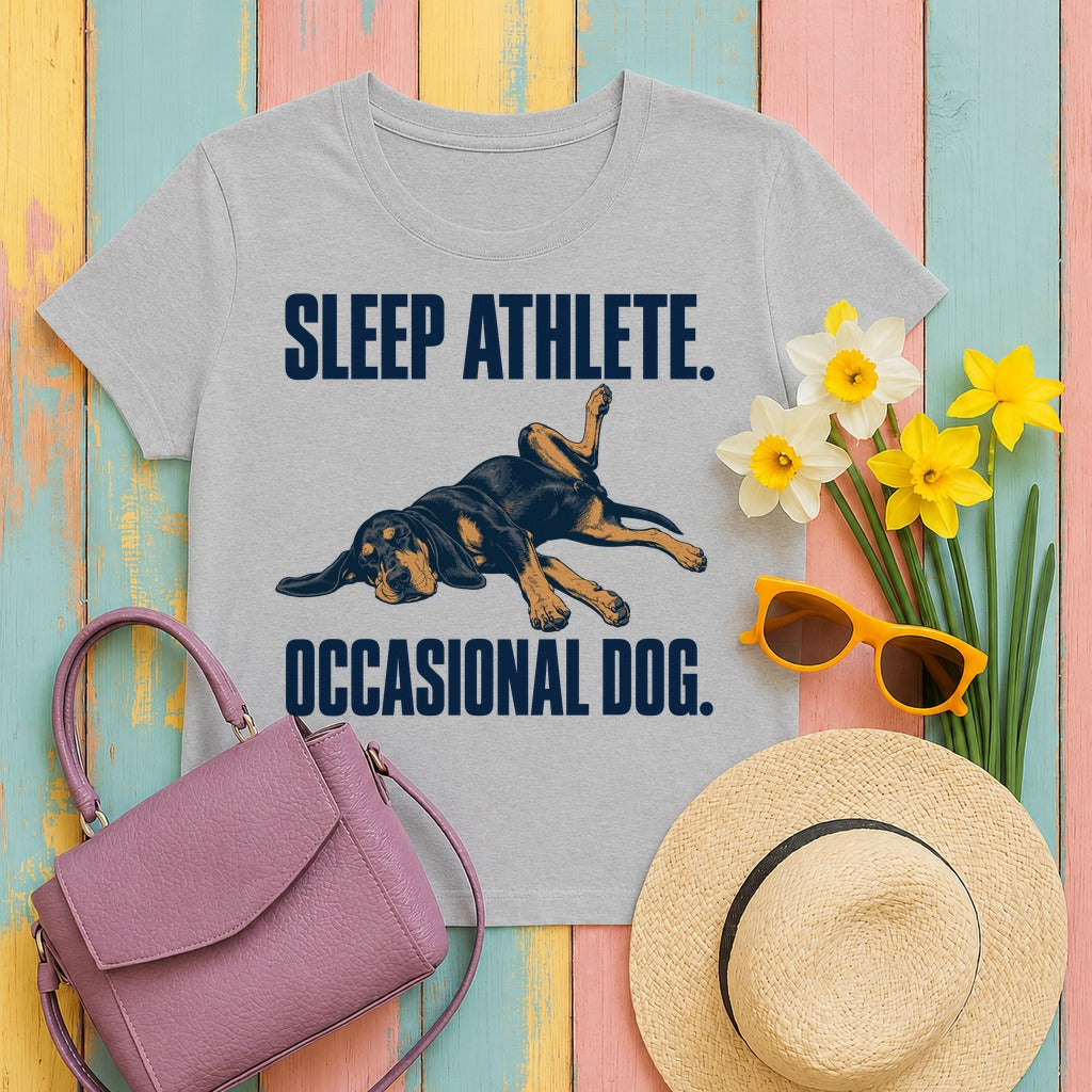 The Sleep Athlete Coonhound T-Shirt in Sport Grey