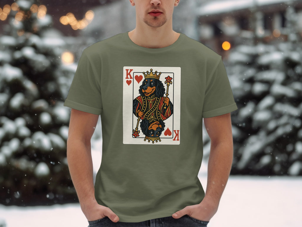King of Hearts Bear Card Graphic Tee