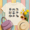 Schnauzer Bookworm Adventures T-Shirt in Natural