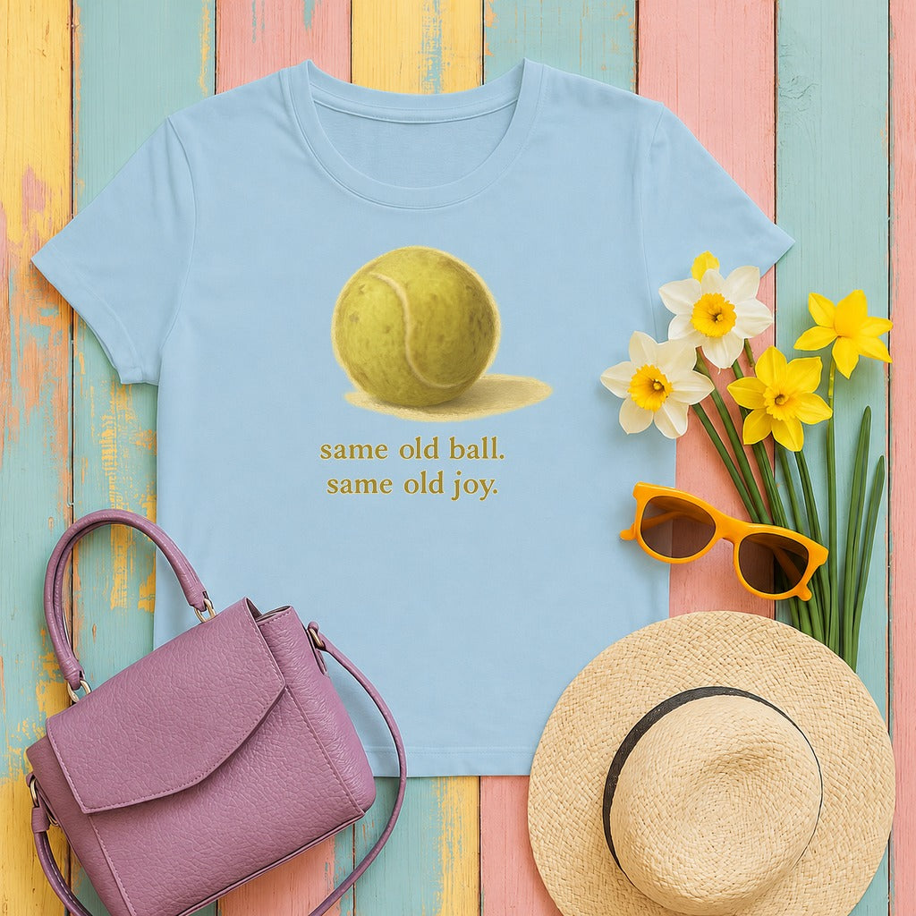 Black Lab Same Old Ball Same Old Joy T-shirt in Light Blue