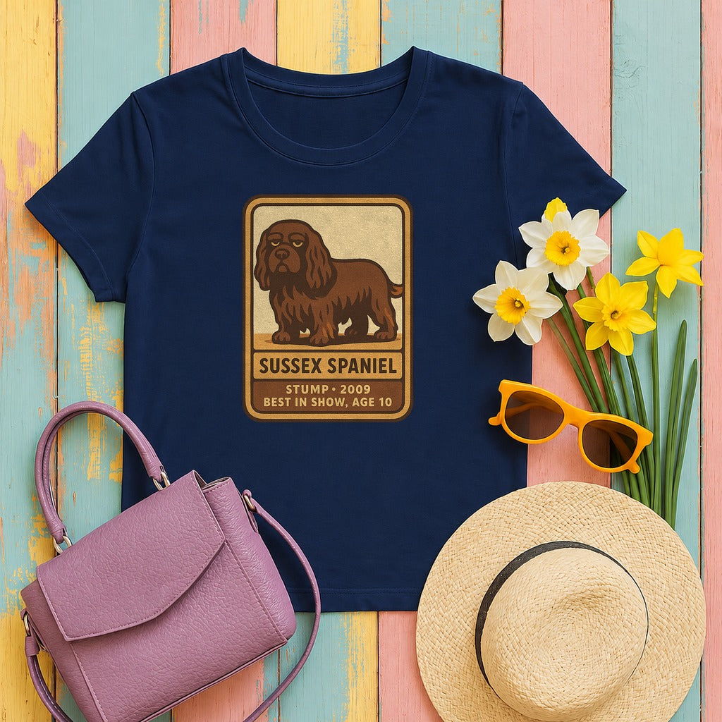 Sussex Stump 2009 Card Tee in Navy