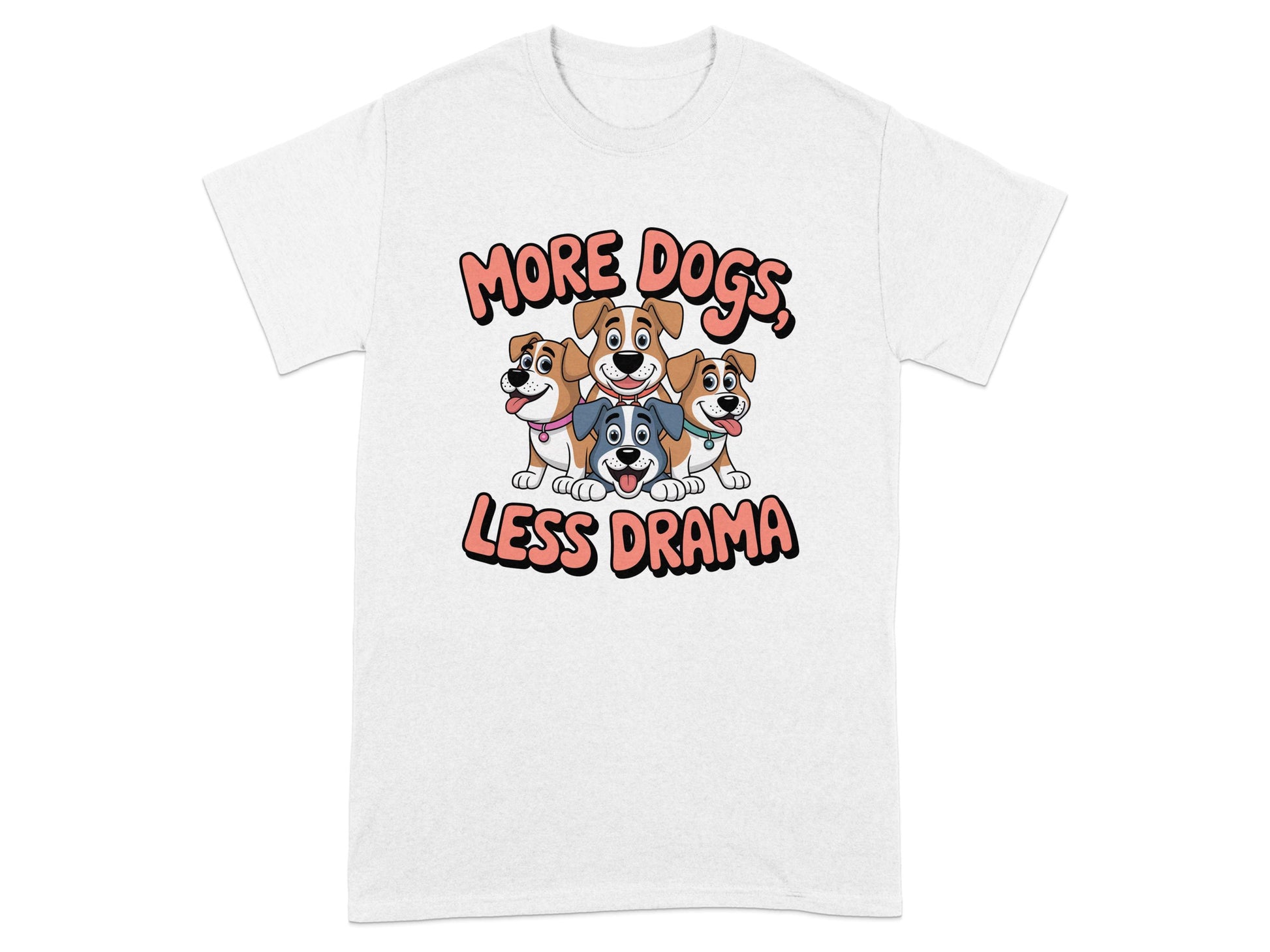 More Dogs Less Drama Graphic T-Shirt product