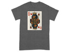 King of Hearts Card Bear Design T-Shirt