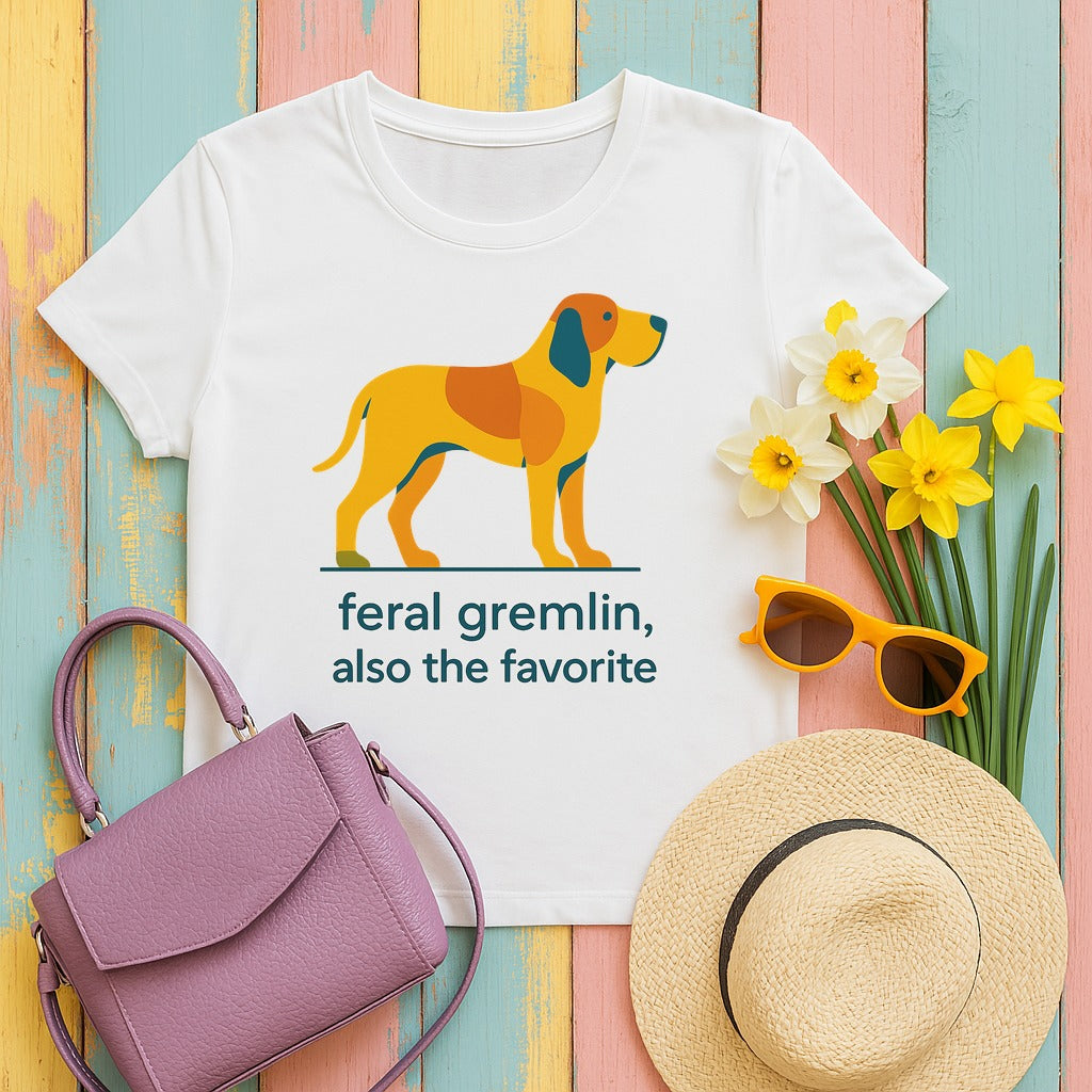 Bracco Italiano Feral Gremlin Tee in White