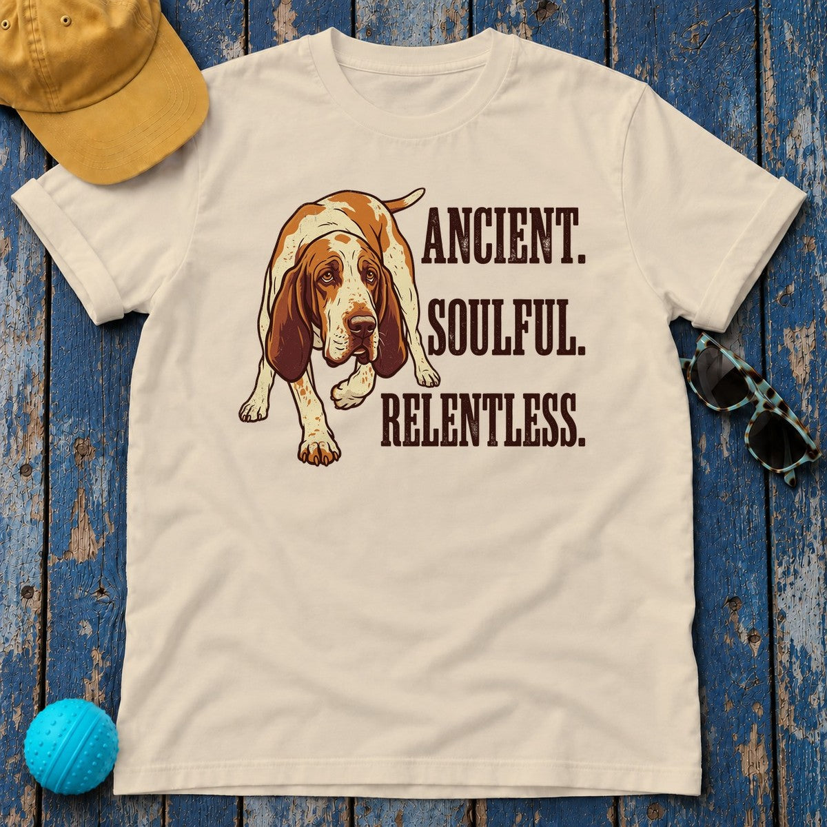 Ancient Soul Bracco Italiano T-Shirt in Sand