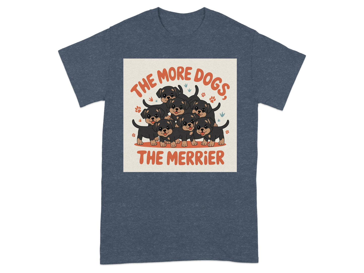 The More Dogs The Merrier Graphic T-shirt product type