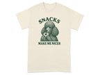 Snacks Make Me Nicer Graphic T-Shirt