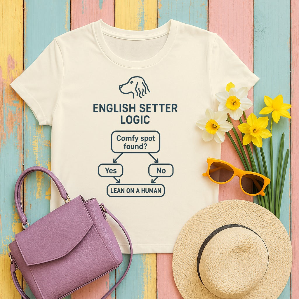 English Setter Logic Flowchart Tee in Natural