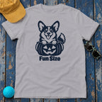 Fun Size Corgi Halloween T-Shirt — Athletic Heather