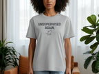 Unsupervised Again Funny Women's T-Shirt Casual Wear
