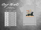 Artistic Floral Dogs Illustration T-Shirt Design