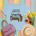 english setter elegant-boneless tee flat lay hero