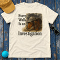 Snooping Dachshund Walk T-Shirt in Natural