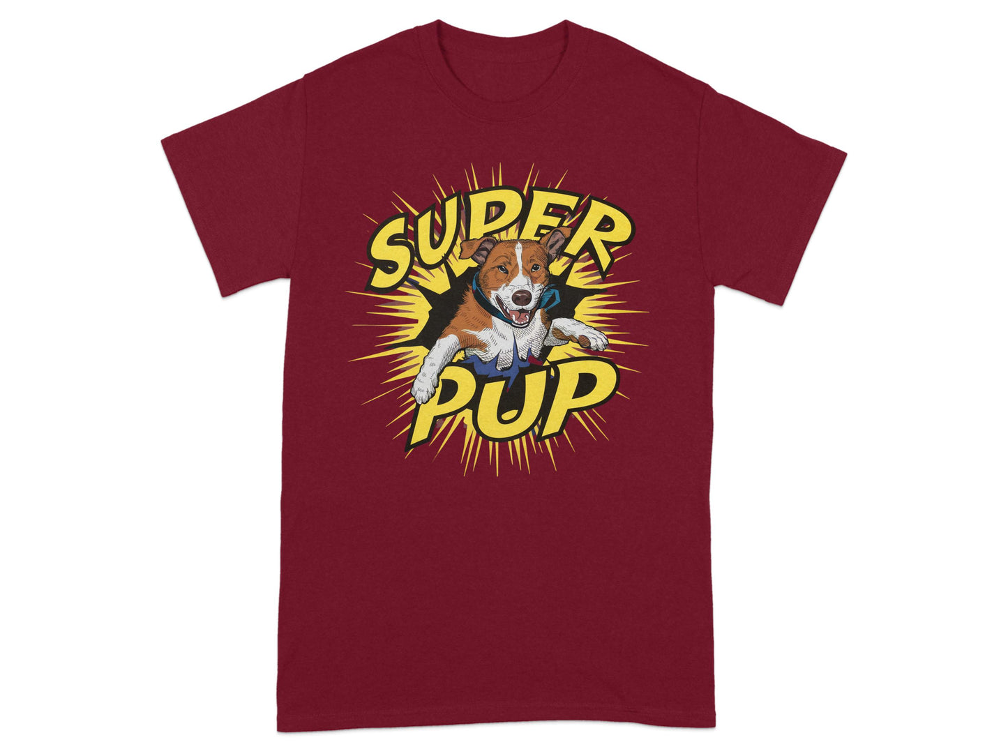 Super Pup Graphic Design Funny Dog T-shirt product