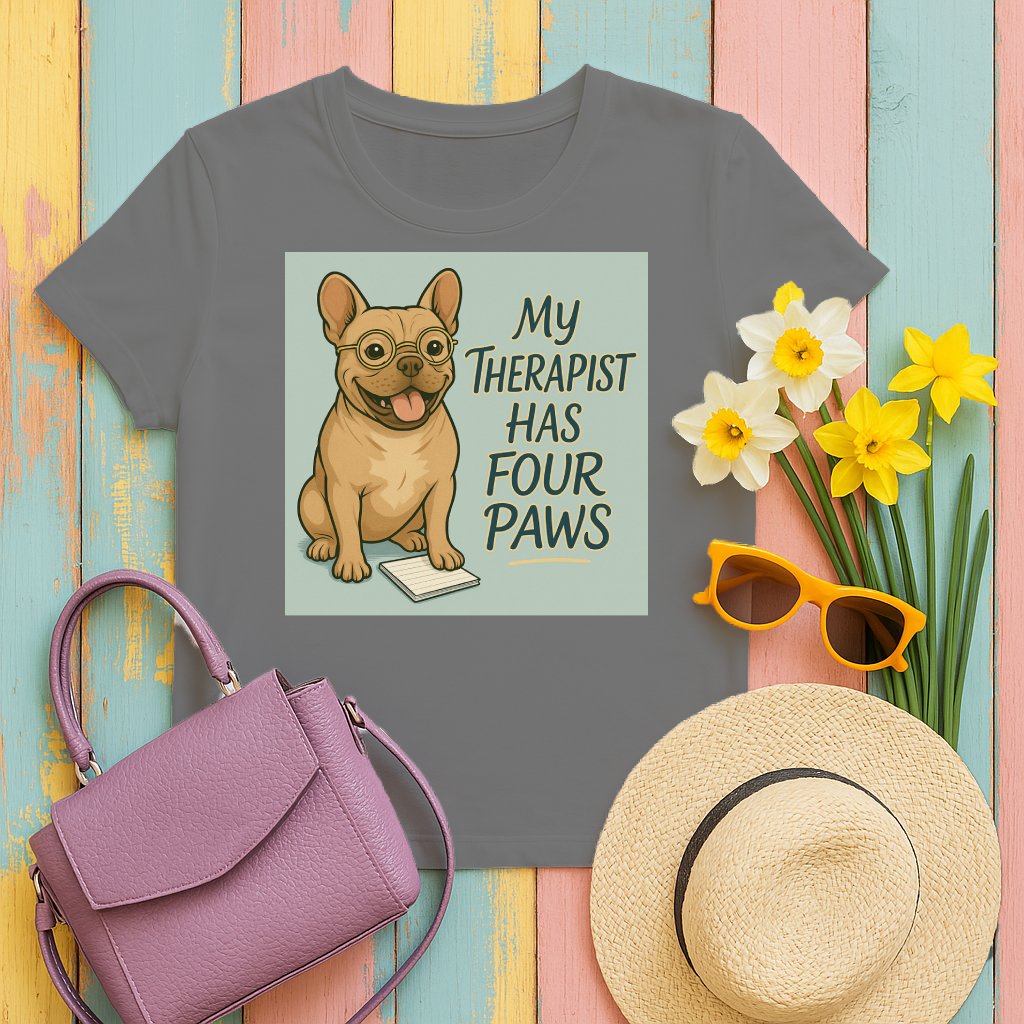 My Therapist Has Four Paws Graphic Tee Shirt product