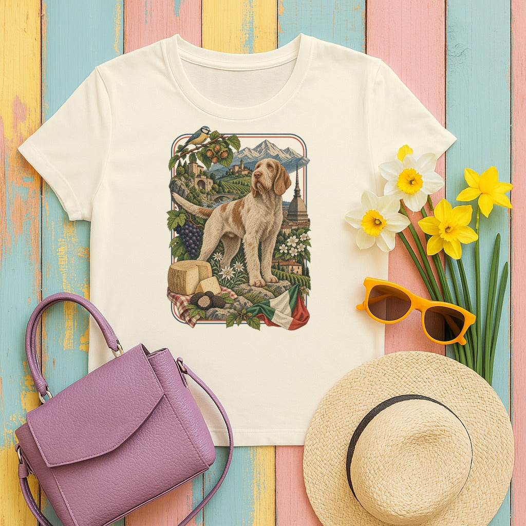 Spinone Italiano Italy Heritage tee, Natural
