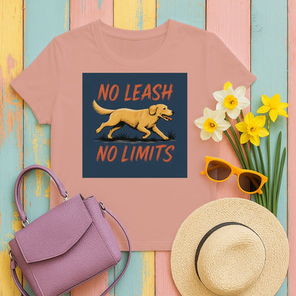 No Leash No Limits Graphic Dog T-shirt product