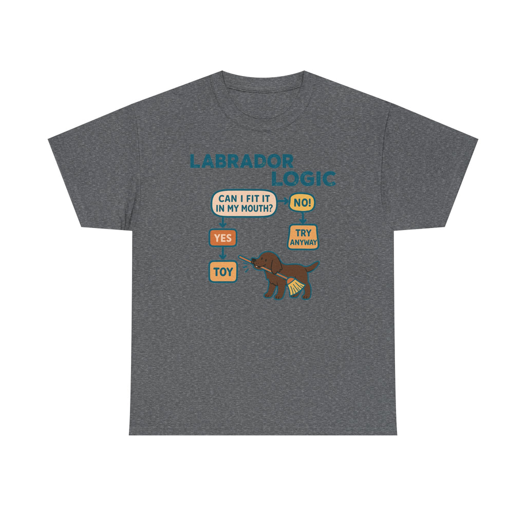 Chocolate Labrador Logic Flowchart T-Shirt