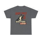 Bark First Questions Later German Shepherd t-shirt, view 5