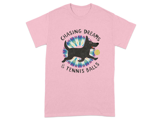 Chasing Dreams and Tennis Balls Graphic Tee product type