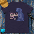 My Doxie Therapy Vintage Graphic T-Shirt in Blackberry