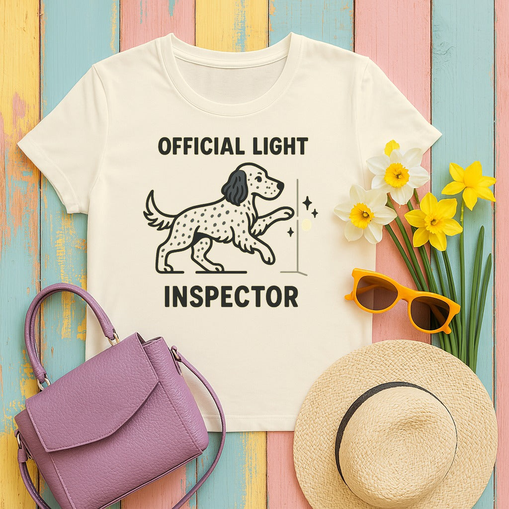 English Setter Official Light Inspector Tee in Natural