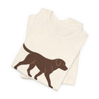 Chocolate Lab Slow Down Enjoy Walks Tee