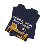 Brittany Spaniel Remote Work Supervisor Tee
