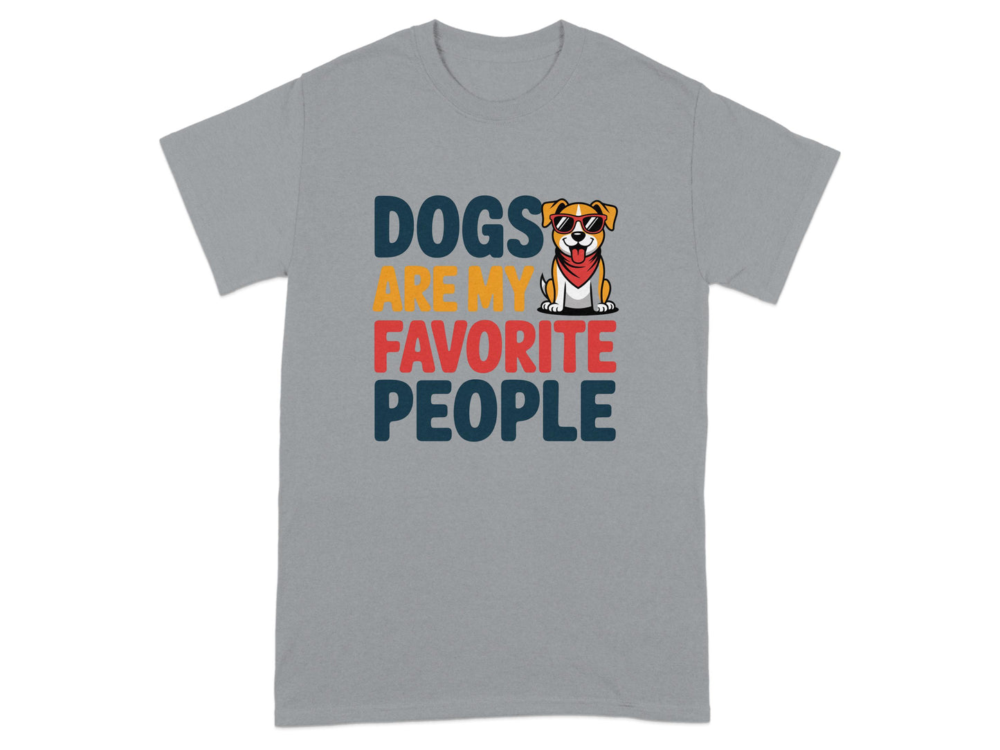 Dogs Are My Favorite People T-Shirt product type