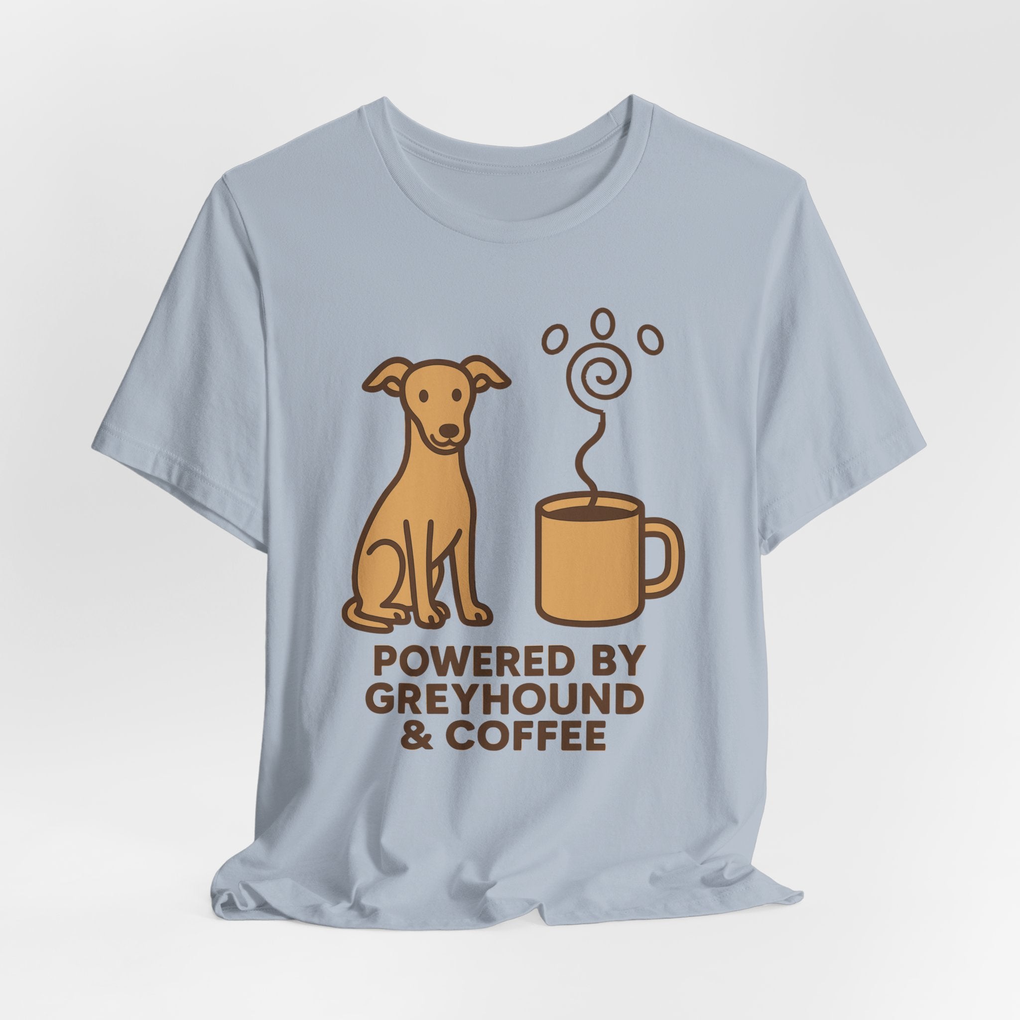Powered by Greyhound & Coffee Tee