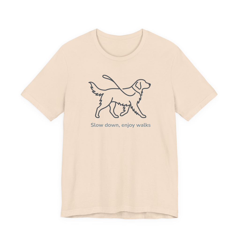 Dog Walks Golden Retriever T-Shirt