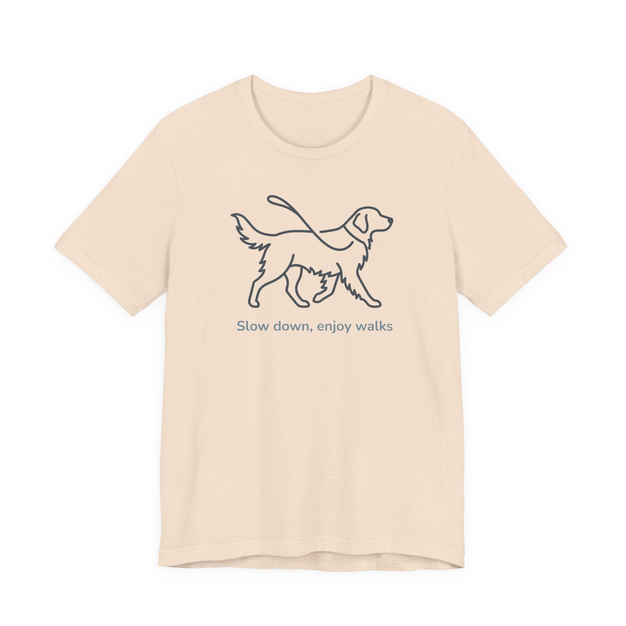 Dog Walks Golden Retriever T-Shirt