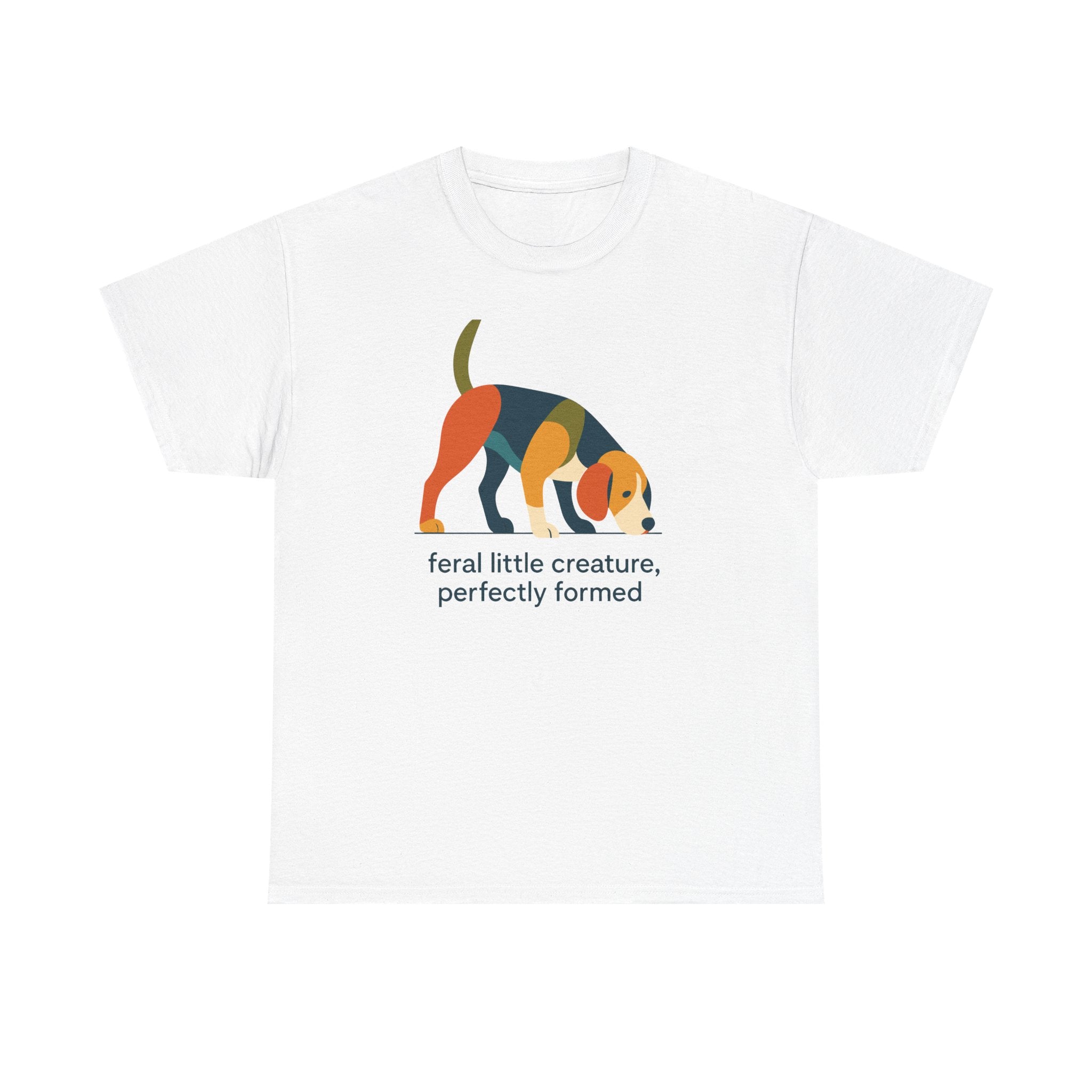 Feral Little Creature Sniffing Beagle T-Shirt