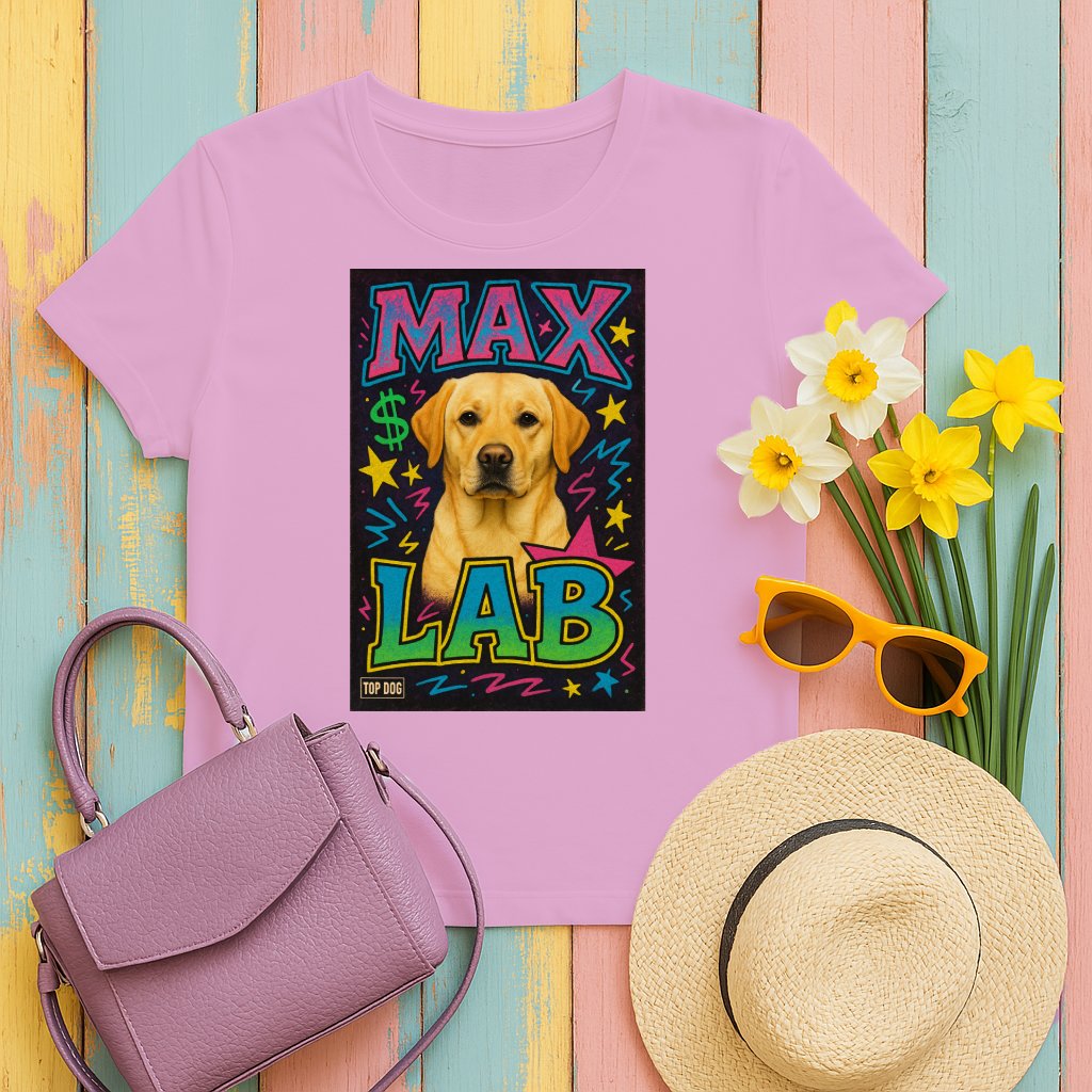 Max Lab Graphic Tee for Dog Lovers Shirt Product