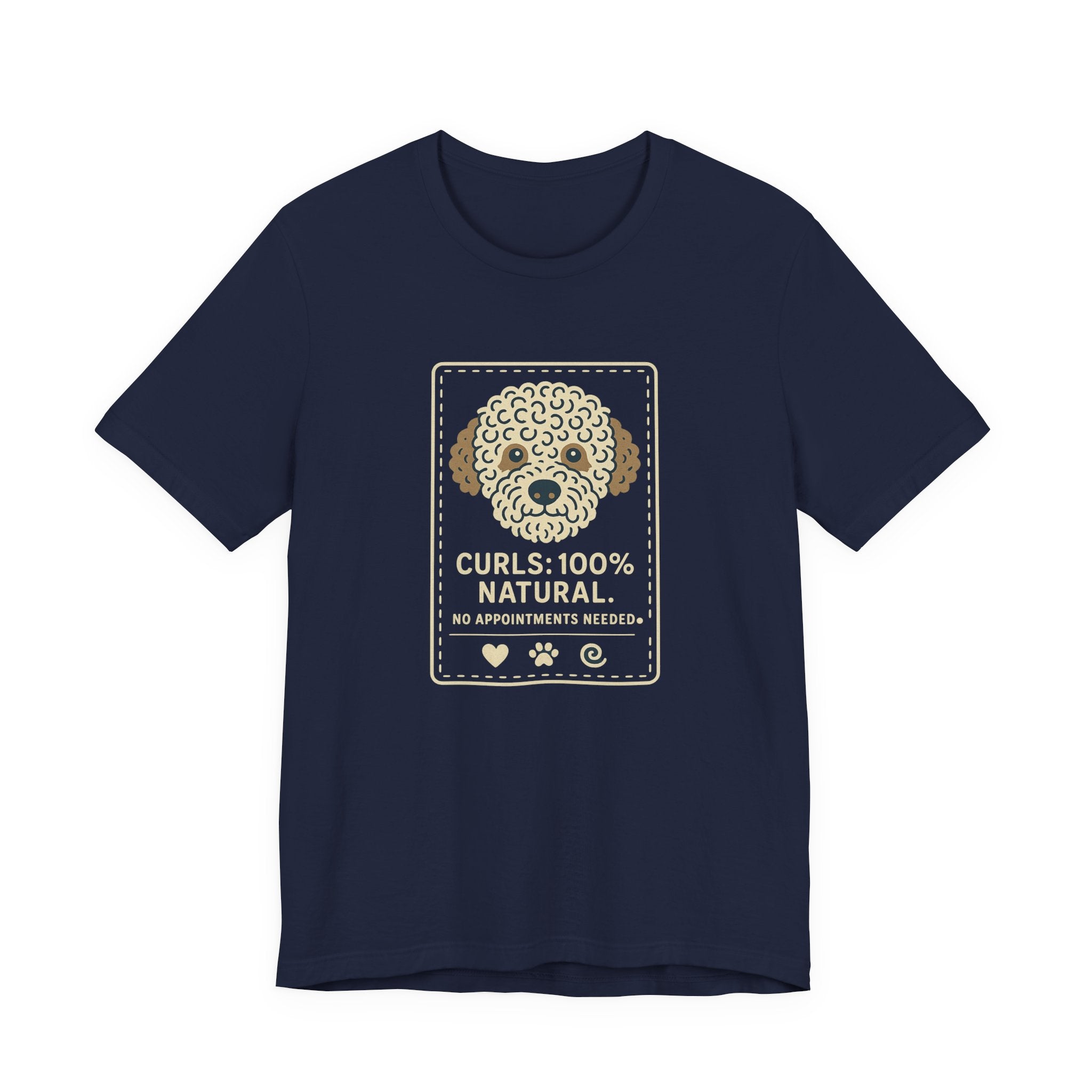 Lagotto Curls 100% Natural Tee