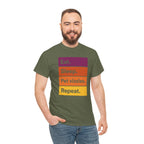 Eat, Sleep, Pet Vizslas, Repeat Colorblock T-Shirt