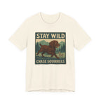 Boykin Spaniel Stay Wild Chase Squirrels Tee