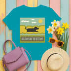 Dog Days Are The Best Days Black Lab T-Shirt T-shirt