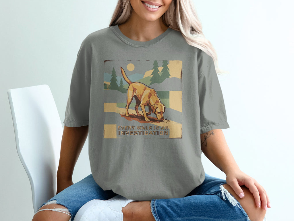 Every Walk is an Investigation Graphic T-Shirt