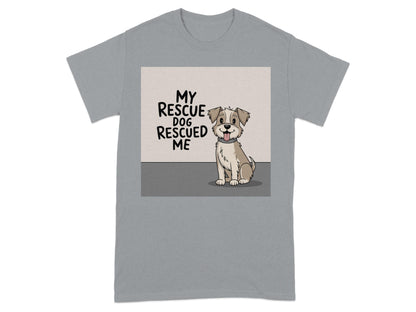 My Rescue Dog Rescued Me Graphic Print Shirt product type