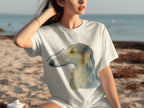 Artistic Greyhound Dog Tee for Casual Wear Product Type