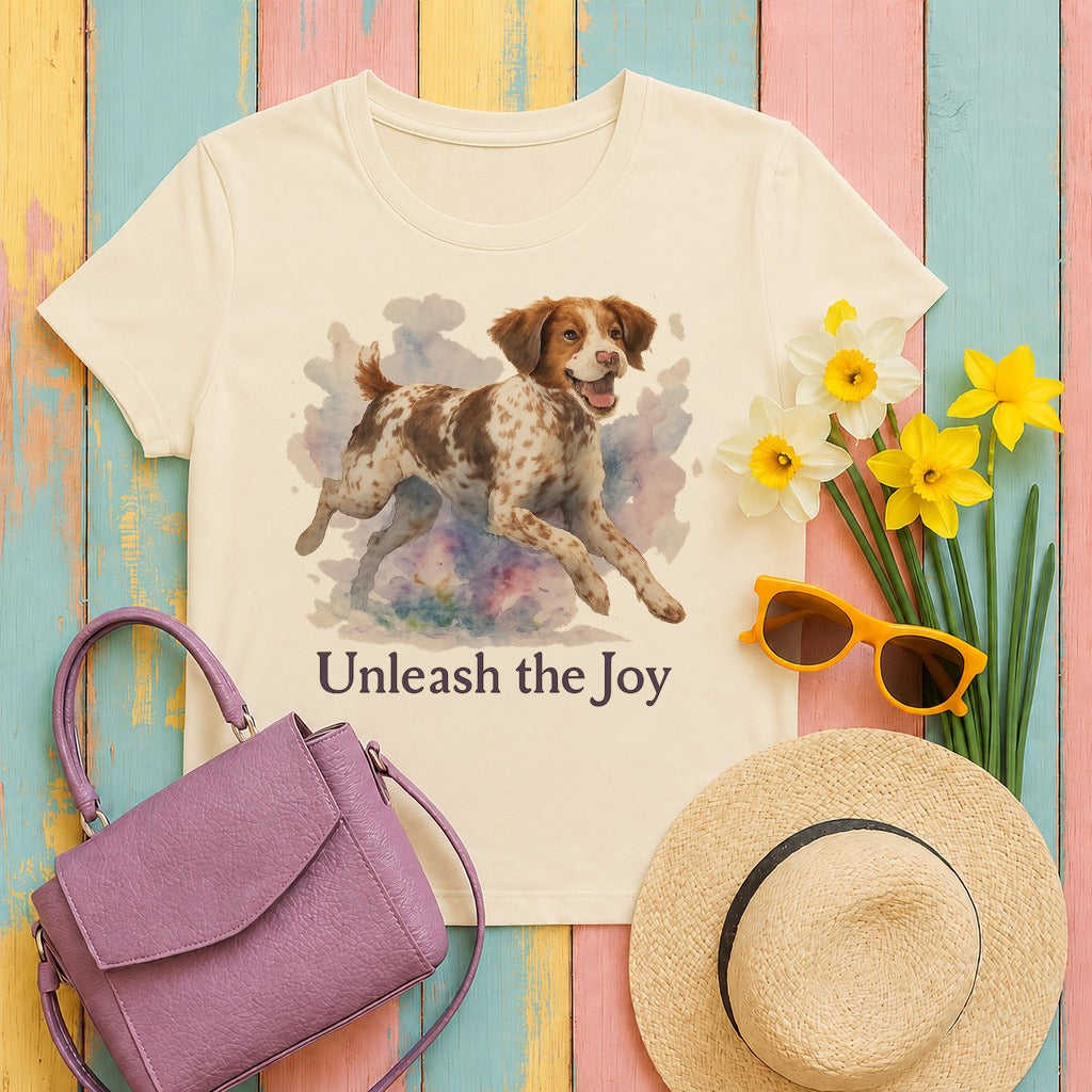 Brittany Spaniel Unleash the Joy Tee