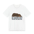 American Water Spaniel He Knows Why You're Calling Him Tee