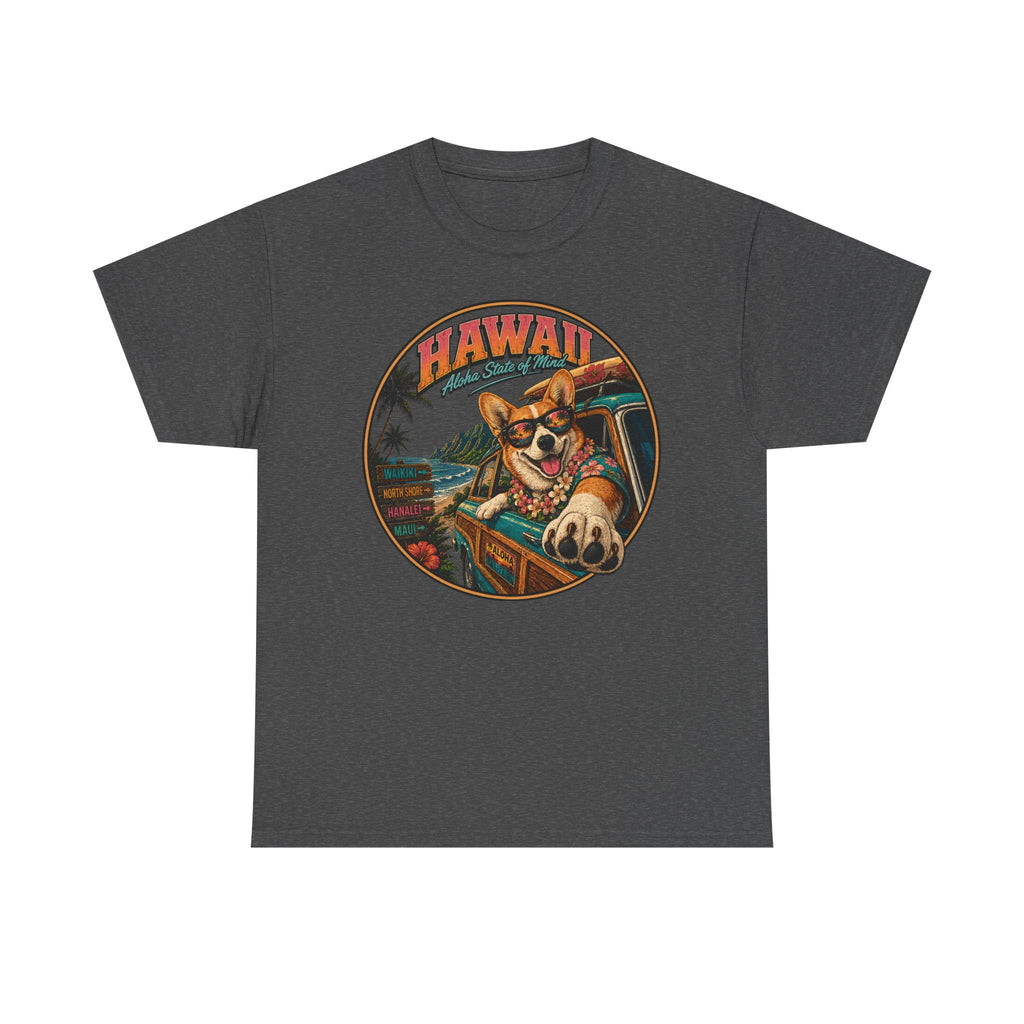 Aloha Corgi Island Hopper T-shirt