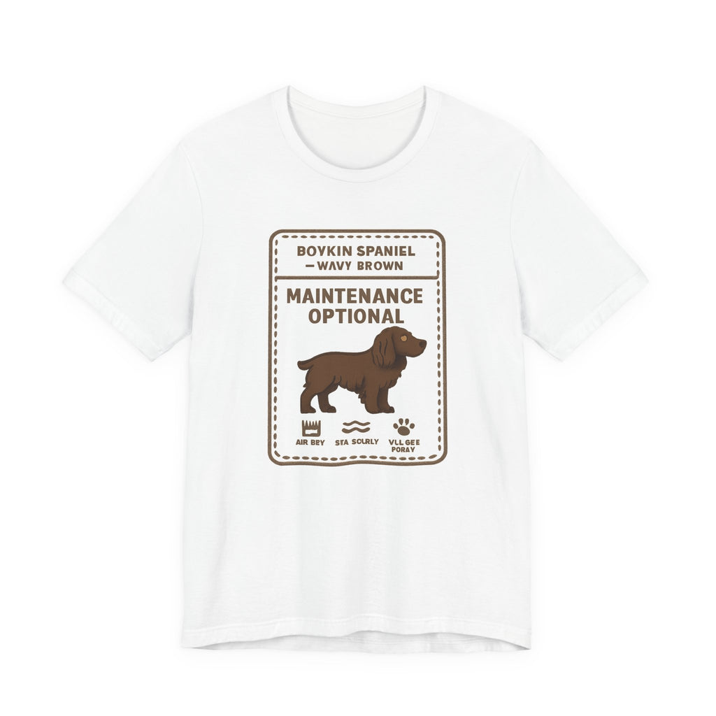 Boykin Spaniel Topknot Maintenance Optional Tee