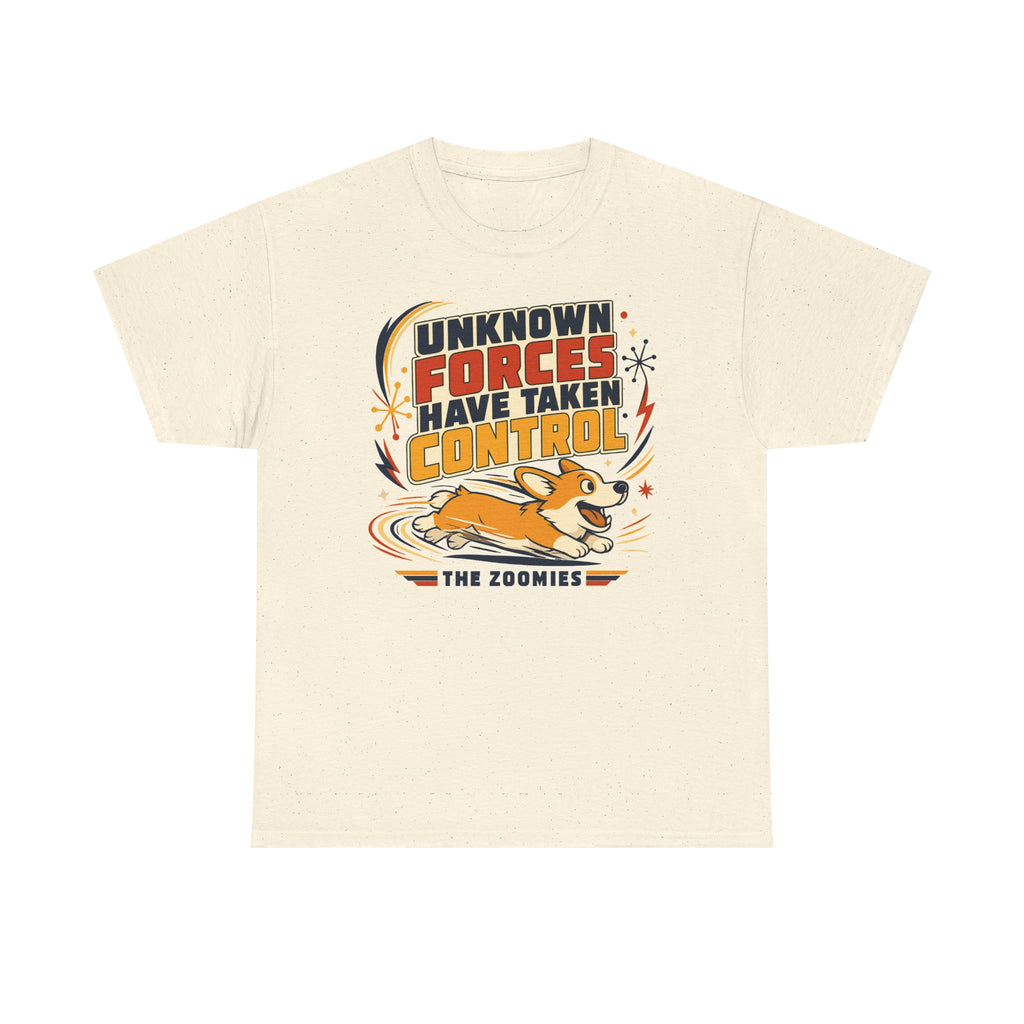 The Zoomies Control Corgi Graphic T-shirt