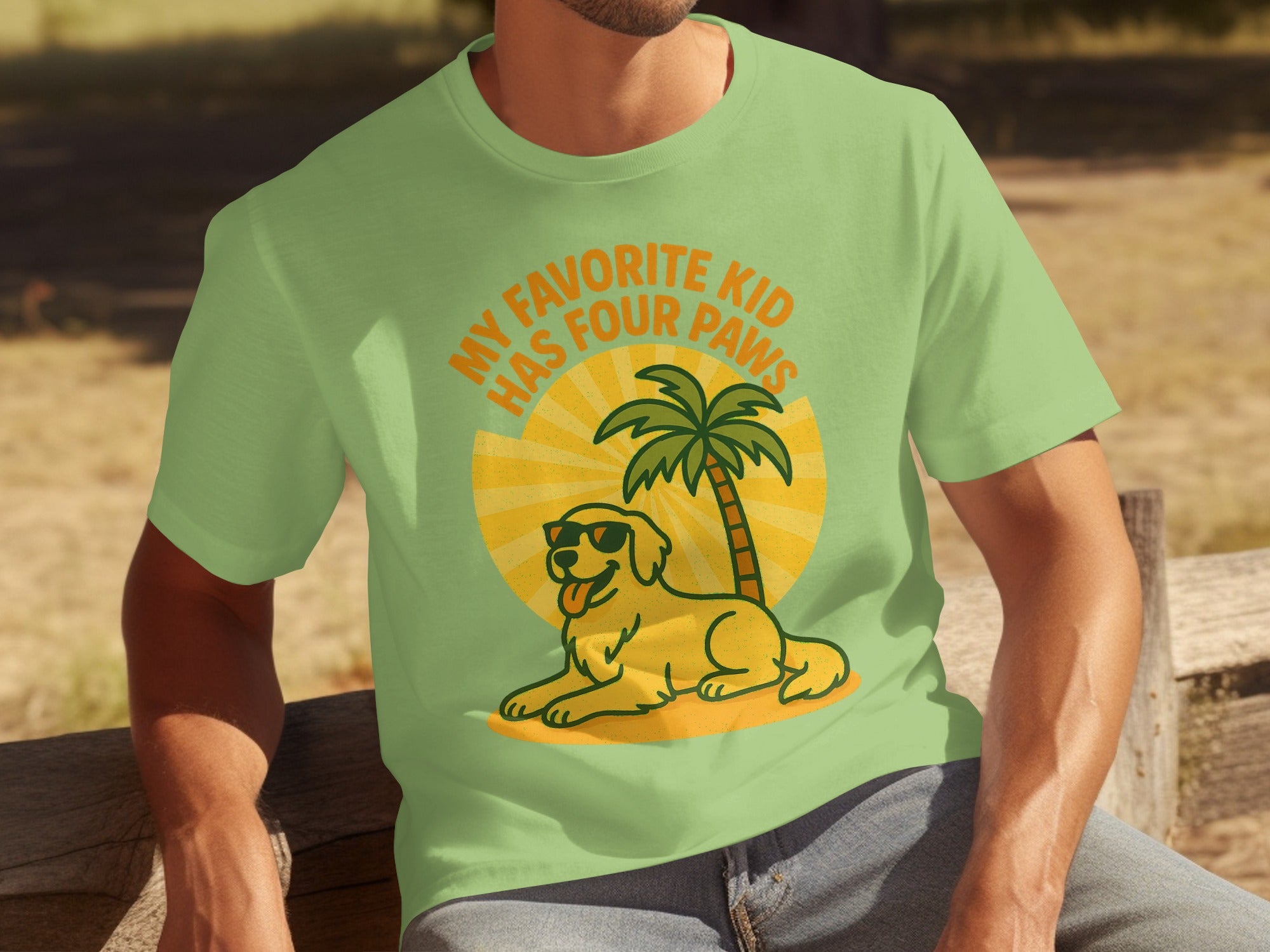 My Favorite Kid Has Four Paws Graphic T-Shirt product type